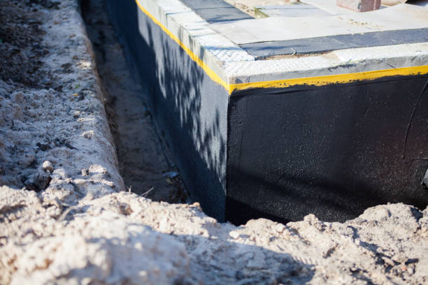 Residential Waterproofing installation at a Columbia City, OR home by SJ Waterproofing Pros